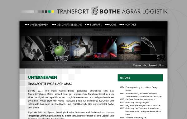 Vorschau von www.transport-bothe.de, Transport Bothe GmbH