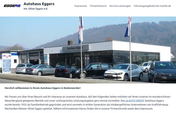 Vorschau von autohaus-eggers.de, Autohaus Eggers oHG