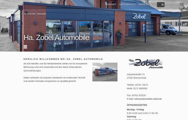 Vorschau von www.automobile-zobel.de, Ha. Zobel Automobile