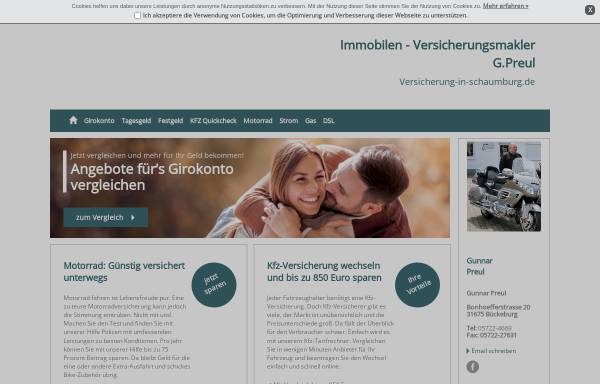 Vorschau von www.preul-online.de, Gunnar Preul Finanzdienstleistungen