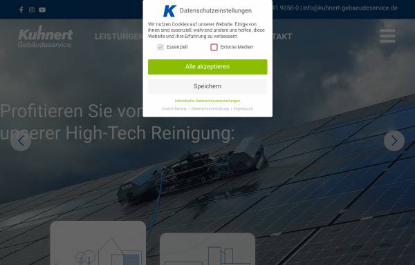 Vorschau von www.filter-kuhnert.de, Filter & Kuhnert Gebäude-Dienstleistungs GmbH