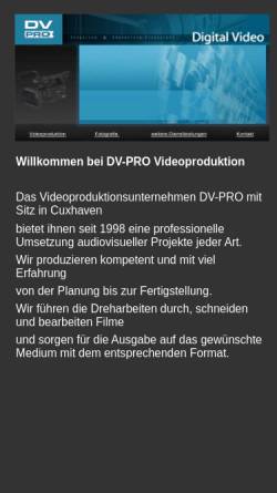 Vorschau der mobilen Webseite www.dv-pro.de, DV-Pro, Scholz