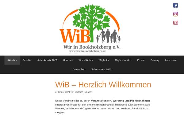 Vorschau von wir-in-bookholzberg.de, WiB - Wir in Bookholzberg