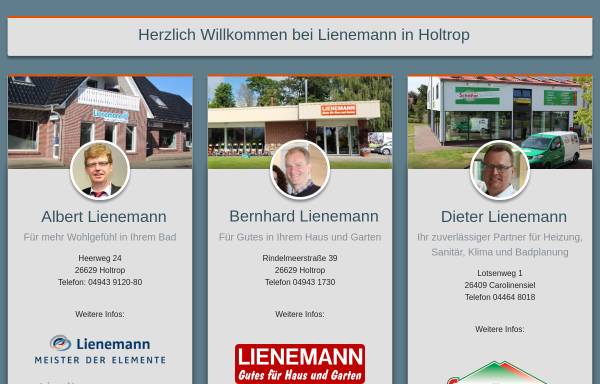 Vorschau von www.lienemann-holtrop.de, Lienemann