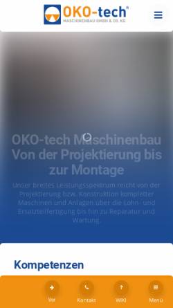 Vorschau der mobilen Webseite www.ossenkop-maschinenbau.de, Ossenkop Maschinenbau GmbH