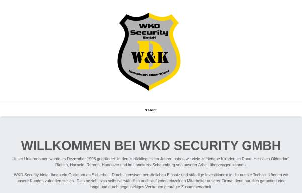 Vorschau von wkd-security.de, Wach & Kontrolldienst - Holger Schweinebart