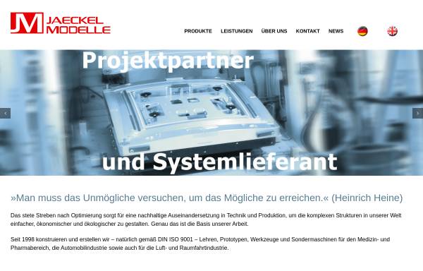 Vorschau von www.jaeckel-modelle.de, Jaeckel GmbH