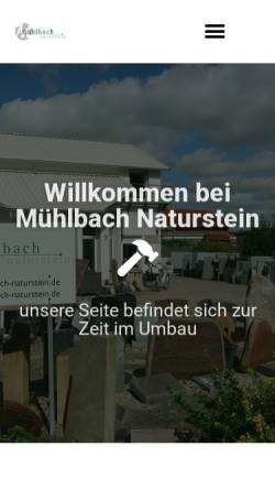 Mühlbach Naturstein