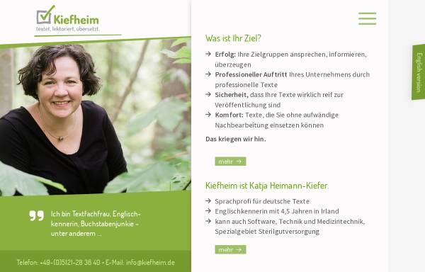 Vorschau von kiefheim.de, Kiefheim Übersetzungen