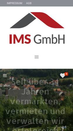 Vorschau der mobilen Webseite www.i-m-s.de, I-M-S GmbH