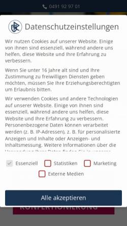 Vorschau der mobilen Webseite www.rautenbergdruck.de, Rautenberg Druck GmbH