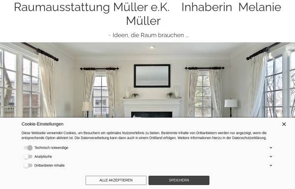Vorschau von www.raum-mueller.de, Müller Raumausstattung oHG