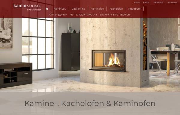 Vorschau von kaminbau-krumbach.de, Kaminstudio Lutz Krumbach GmbH