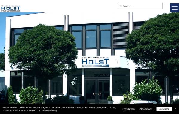 Vorschau von www.holst.net, Sicherheitssysteme Holst GmbH