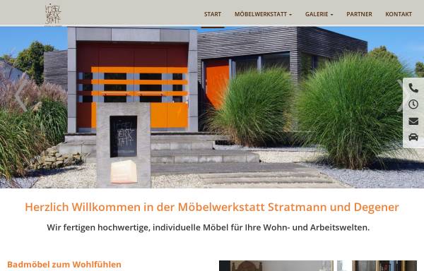 Vorschau von www.moebelwerkstatt-melle.de, Stratmann und Degener GbR, Möbelwerkstatt