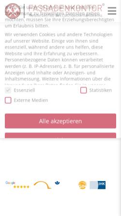 Vorschau der mobilen Webseite www.1aeinblasdaemmung.de, Olaf Hohnemann