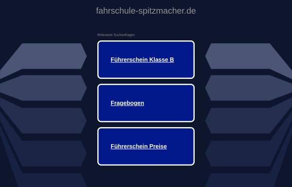 Vorschau von www.fahrschule-spitzmacher.de, Fahrschule Lutz Spitzmacher