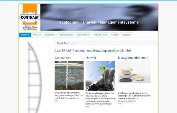 Vorschau von contrast-gmbh.de, Contrast Planungs- und Beratungsgesellschaft mbH