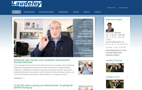Vorschau von www.laudeley.de, Laudeley Betriebstechnik