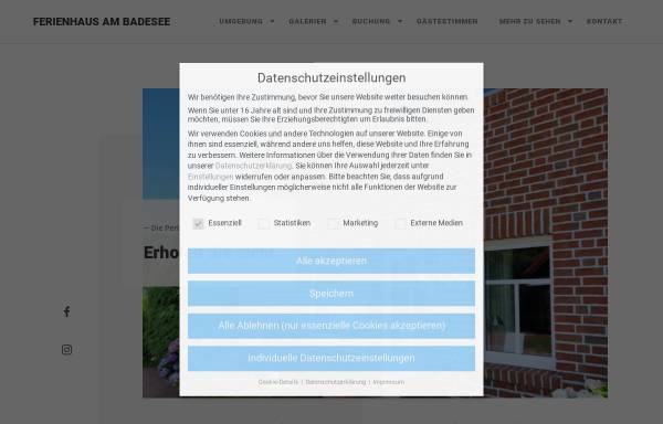 Vorschau von ferienhausambadesee.de, Ferienhaus Maus