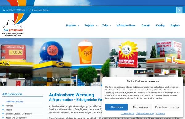 Vorschau von www.air-promotion.de, Air promotion GmbH