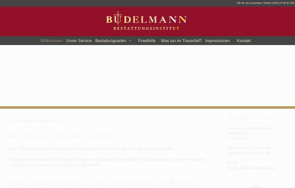 Vorschau von www.budelmann-bestattung.de, Budelmann Bestattungen