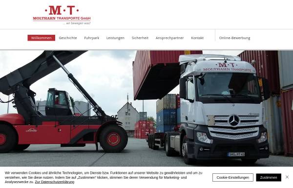 Vorschau von www.molthahn-transporte.de, Molthahn Transporte GmbH