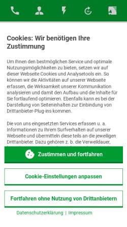 Vorschau der mobilen Webseite ebbighausen.lvm.de, LVM Servicebüro Ebbighausen