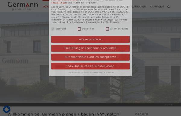 Vorschau von www.germann-bau.de, Germann Baubetreuung GmbH