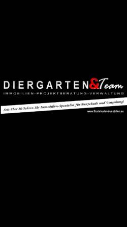 Vorschau der mobilen Webseite www.diergartenteam.de, Diergarten & Team GmbH