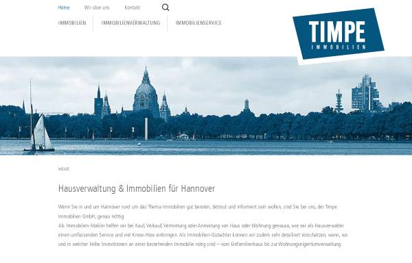 Vorschau von www.timpe-immobilien.de, Timpe Immobilien GmbH