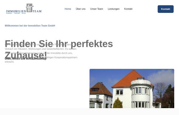 Vorschau von www.immobilienteam-gmbh.com, Immobilien Team GmbH