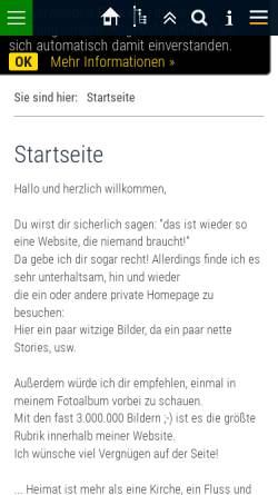 Vorschau der mobilen Webseite holger-wagner.de, Wagner, Holger