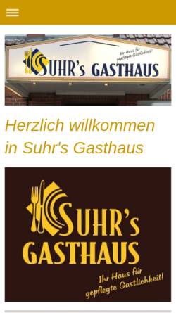 Vorschau der mobilen Webseite www.suhrs-gasthaus.de, Suhrs Gasthaus Beverstedt-Wellen [Wellen]