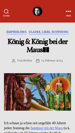 Vorschau der mobilen Webseite trumpkin.de, Wagner, Stefan