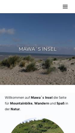 Vorschau der mobilen Webseite www.mawas.de, Walter, Markus