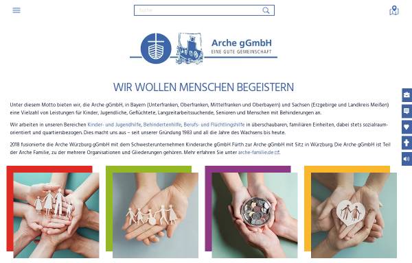 Vorschau von www.kinderarcheggmbh.de, Kinderarche gGmbh