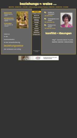 Vorschau der mobilen Webseite www.beziehungsweise.biz, Beziehungsweise - Mag. Gabriele Sticht-Truchlik