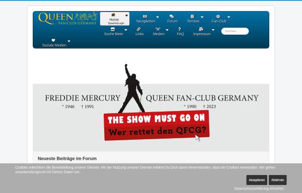 Vorschau von www.queenfcg.de, Queen Fan-Club Germany