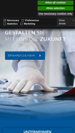 Vorschau der mobilen Webseite www.isabellenhuette.de, Isabellenhuette Heusler GmbH & Co KG