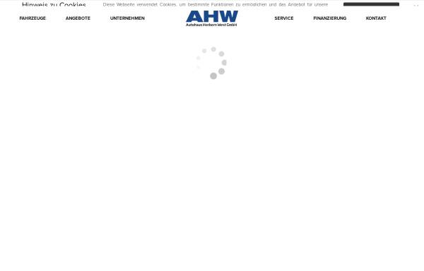 Vorschau von www.autohaus-herborn-west.de, AHW Autohaus Herborn West GmbH