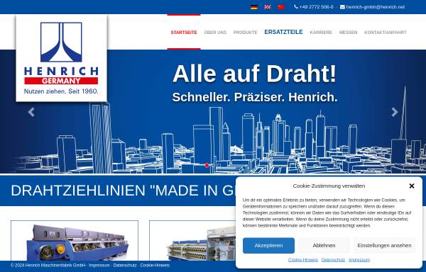 Vorschau von henrich.net, Henrich GmbH
