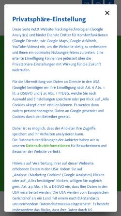 Vorschau der mobilen Webseite www.espada.de, Espada Freizeitbad, Stadtwerke Eschwege GmbH