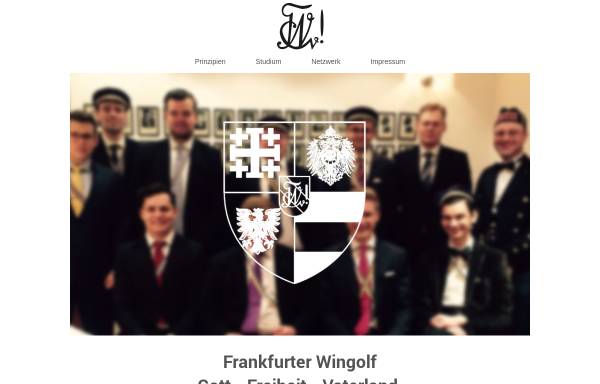 Vorschau von www.frankfurterwingolf.de, Studentenverbindungen in Frankfurt am Main