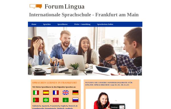 Vorschau von www.forumlingua.de, Forum Lingua