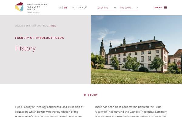 Vorschau von thf-fulda.de, Theologische Fakultät Fulda