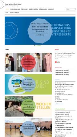 Vorschau der mobilen Webseite www.waldorfschule-kassel.de, Freie Waldorfschule Kassel