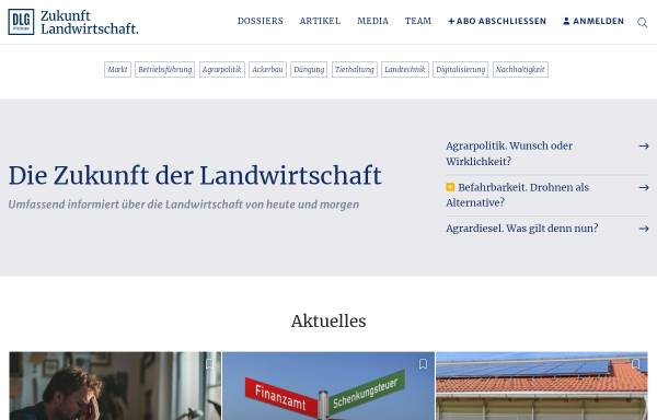 Vorschau von www.dlg-mitteilungen.de, DLG-Mitteilungen