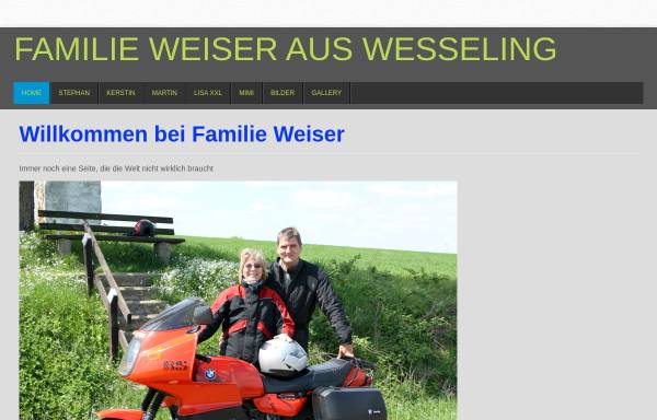 Vorschau von www.familie-weiser.de, Weiser, Familie