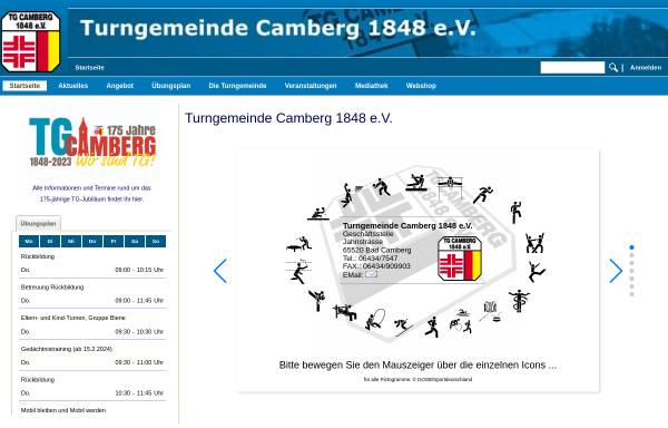 Vorschau von www.tgcamberg1848.de, TG Camberg 1848 e.V.